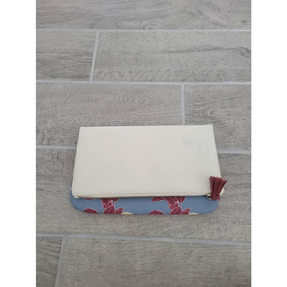 Rachel Pally Floral Canvas and Vegan Leather Reversible Clutch‎